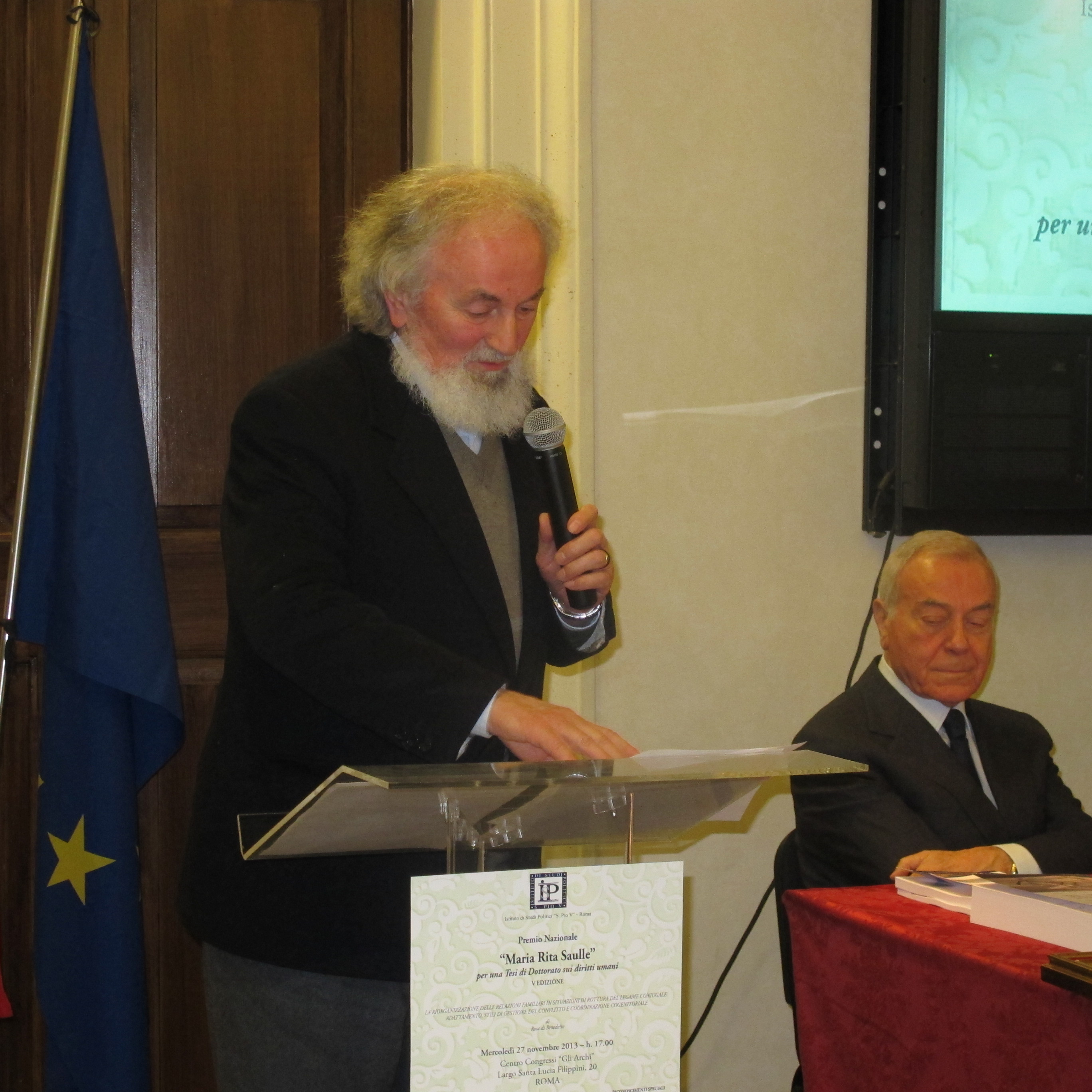 A Giuseppe Stoppiglia un riconoscimento speciale dall’Istituto di Studi Politici San Pio V.