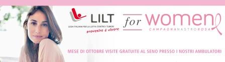 LILT Vicenza: Campagna “NASTRO ROSA” Ottobre mese della prevenzione del tumore al seno.