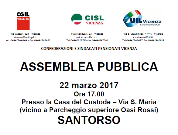 22.03.2017 ASSEMBLEA PUBBLICA A SANTORSO